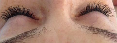 Volume lash set by Jennifer Fitzpatrick — natural, full look