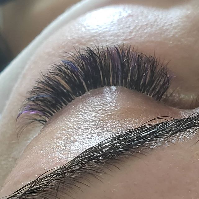 Before and after eyelash extensions — Timonium MD studio