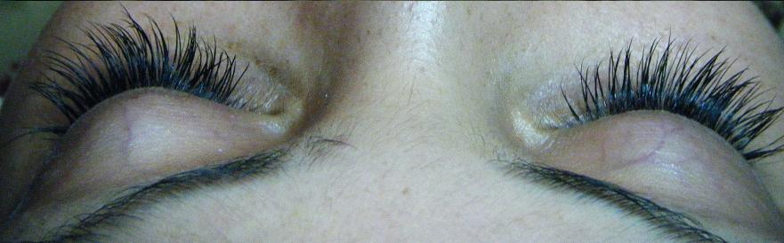 Before and after eyelash extensions — Timonium MD studio