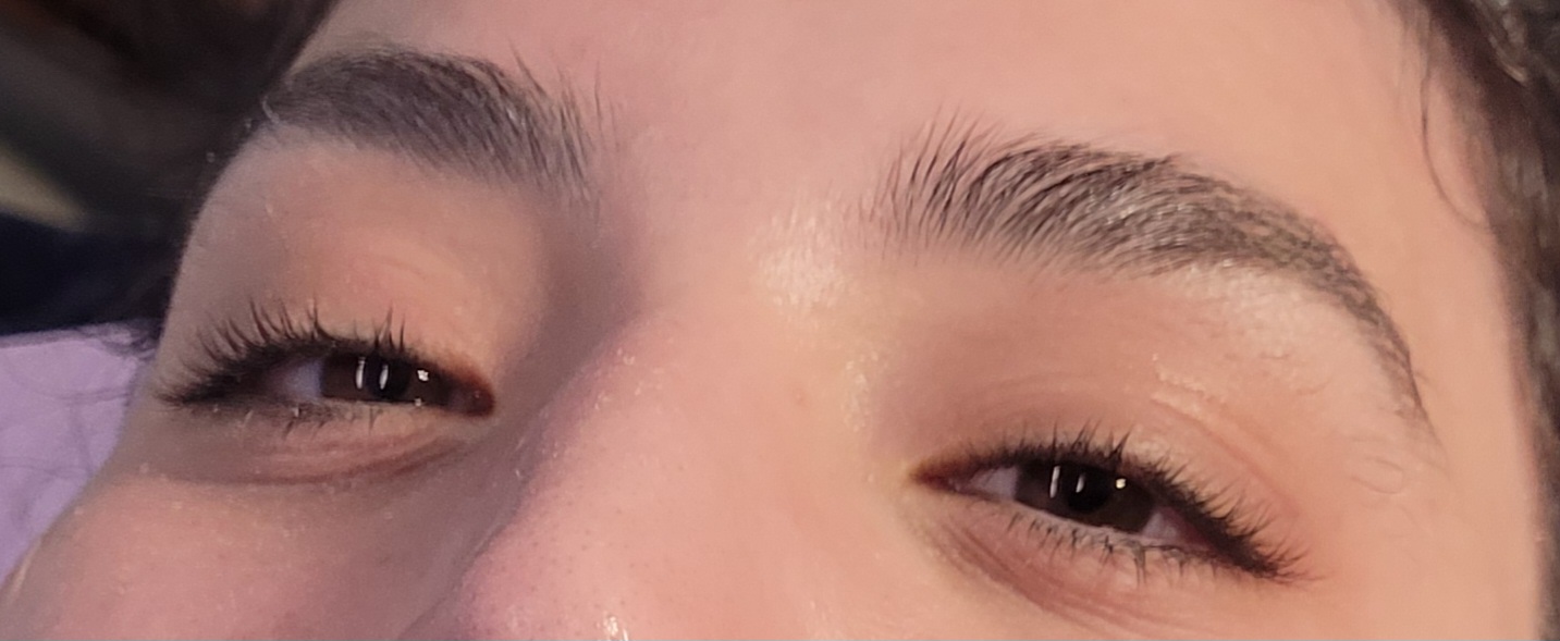 Lash lift and tint result — Lashmajick beauty studio